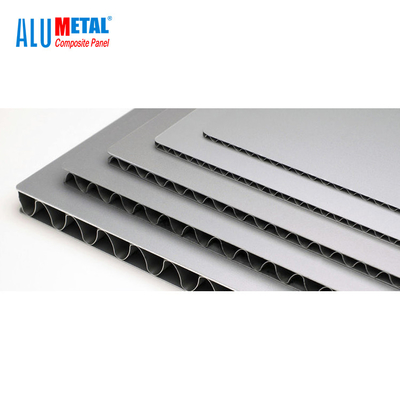 PE PVDF 알루미늄은 패널 복합 시트 3 밀리미터 FR AA1100을 주름지게 했습니다