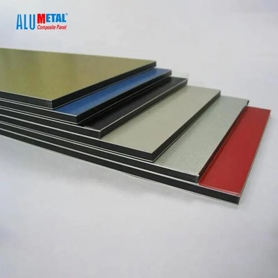 동시대 PVDF 알루미늄 복합 판넬 ISO9001 4 밀리미터 알루미늄 복합패널