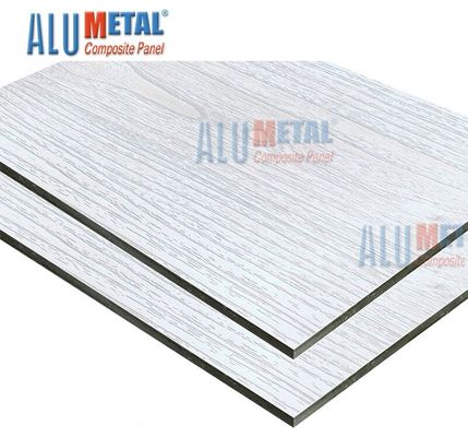 1500 X 4000mm 나노 코팅 목재 본드 알루미늄 복합 패널 6mm