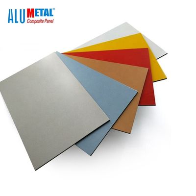 4mm 항균 PVDF 알루미늄 합성 패널 Acp 장 1250mm 건축재료