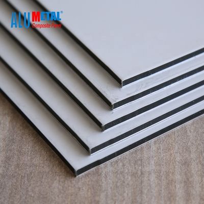 4mm 항균 PVDF 알루미늄 합성 패널 Acp 장 1250mm 건축재료
