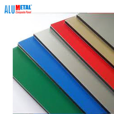 1220x2440mm 솔질된 PVDF 알루미늄 복합 패널 시트 5mm AA1100