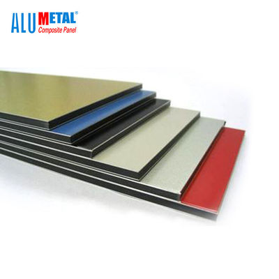 4mm PVDF 입히는 3003 합금 알루미늄 장 벽 클래딩 합성 널 항균 ISO9001
