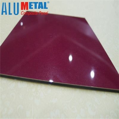 ACP 2mm 검정 알루미늄 합성 장을 인쇄하는 5800mm PE 알루미늄 합성 패널