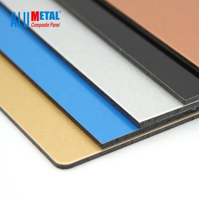 내화성이 있는 6mm Dibond 1500년 x 4000mm PE 알루미늄 합성 패널 샌드위치 널 Nano