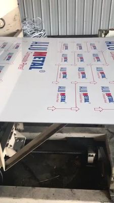 4mm 1250mm 플라스틱 알루미늄 복합 시트 재료 패널 스펙트럼 AA3003