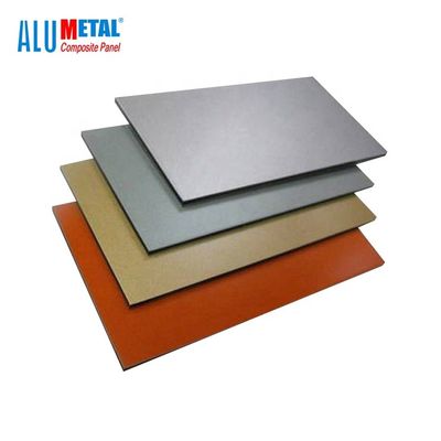 0.5mm PE 정면 알루미늄 합성 패널에 의하여 양극 처리된 지상 화재 정격 Acp 시트 2mm