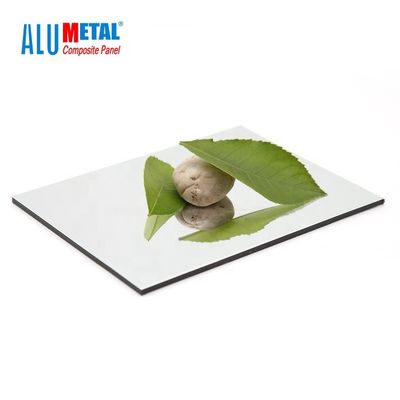 4mm 반사 알루미늄 합성 거울 시트 1570mm 합금 1100