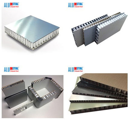 4 x 8 500mm 10000mm 알루미늄 벌집 패널 마린 4mm 샌드위치 패널 SGS