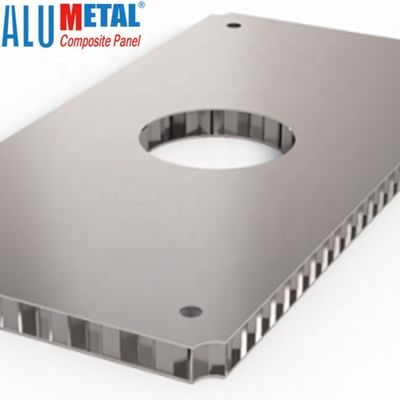 A2 2.5mm 2200mm 알루미늄 벌집 합성 패널 장 옥외 4x8 장 금형 증명
