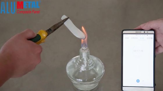 외벽을 위해 양극 처리된 2440mm 3mm Pvdf 알루미늄 합성 패널