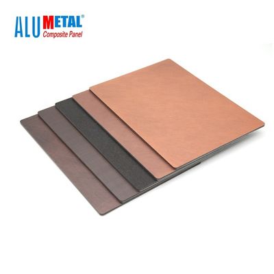 1.22M 스틸 샌드위치 알루미늄 복합 패널 클래딩 3mm 알루마이트 처리