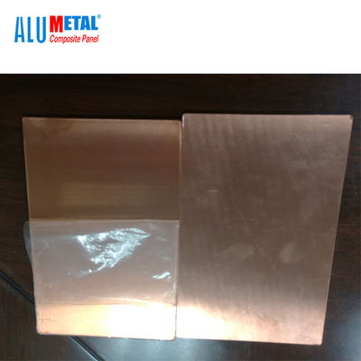 솔질된 알루미늄 실내 금속 합성 패널 장 4mm LDPE 1000mm