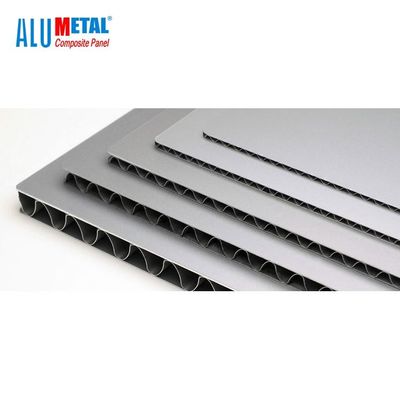 1500MM FEVE 알루미늄 물결 모양 패널 실내 ACP 장 광택 5800mm