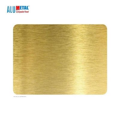 5mm PVC 브러시 알루미늄 복합 패널 시트 AA3003 진주