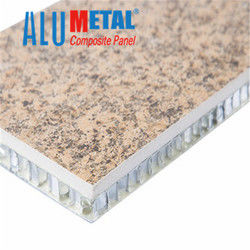 화강암 PVDF 플라스틱 알루미늄 합성 장 2440mm 0.12mm 벽 훈장