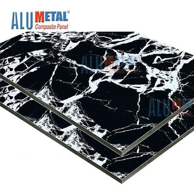 0.08mm 장식적인 대리석 합성 패널 AA3003 반토 Acp 장 4mm 1500mm