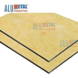 ACP 알루미늄 합성 패널 장 재료 0.1mm 5000mm 양극 처리된 화강암