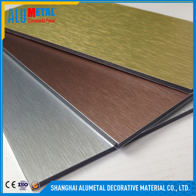 조립식으로 만들어진 건물을 위한 6mm PVDF 알루미늄 합성 패널 AA5005