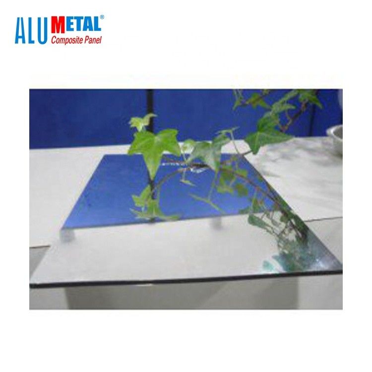LDPE 핵심 AA3003 거울 알루미늄 합성 패널 Acp 장 구부리는 2440mm B1 FR